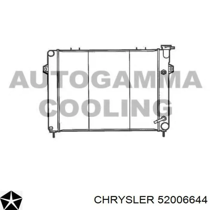 Радиатор охлаждения двигателя Chrysler 52006644 цена, от 142.74 USD