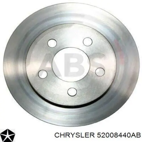 Передние тормозные диски 52008440AB Chrysler