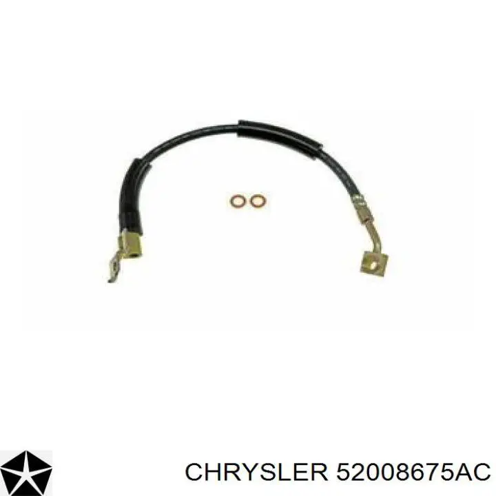 Шланг тормозной передний, левый Chrysler 52008675AC цена, от 24.30 USD