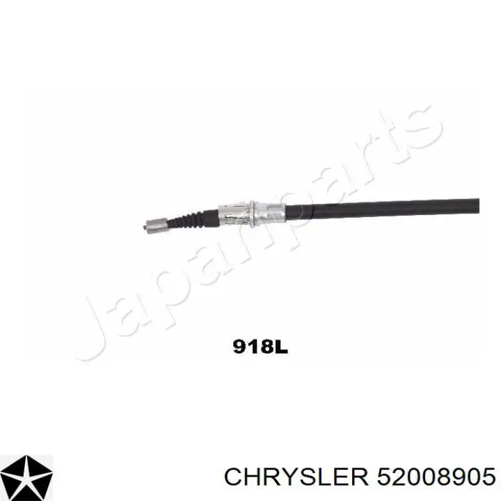 Купить 52008905 Chrysler Трос стояночного тормоза задний левый