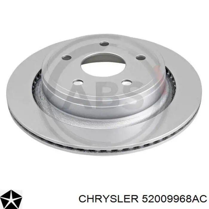 52009968AC Chrysler диск тормозной задний