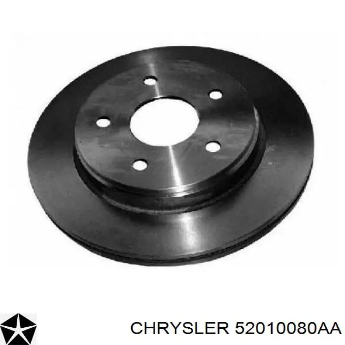 VOE05556 Chrysler диск тормозной передний