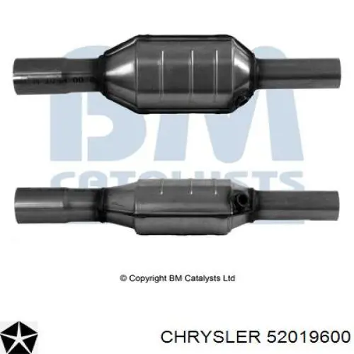 52019485 Chrysler Конвертор-катализатор