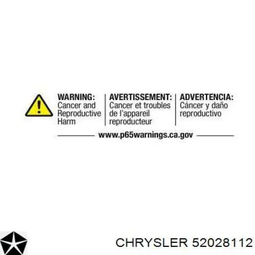 Купить 52028112 Chrysler Радиатор водяной