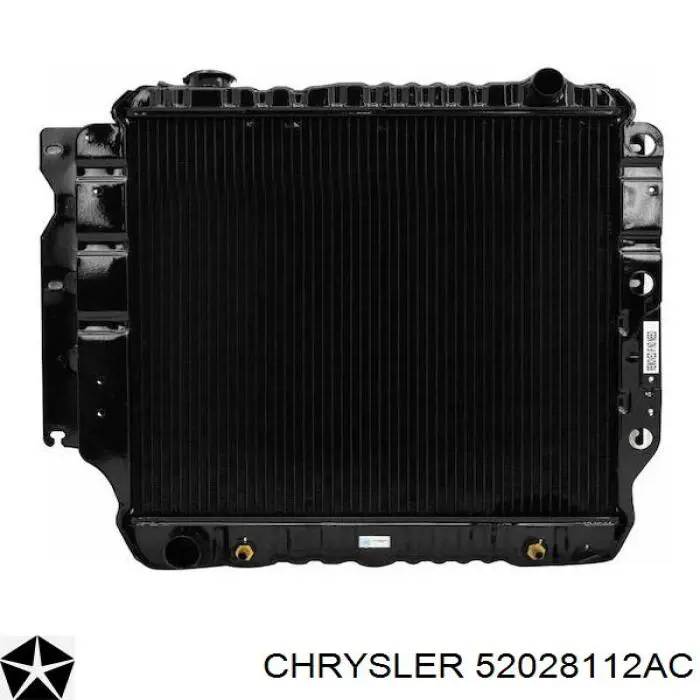 52028112AC Chrysler Радиатор основной