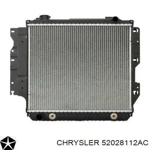52028112AC Chrysler Радиатор основной
