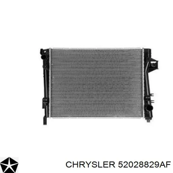 Радиатор охлаждения двигателя Chrysler 52028829AF цена, от 97.06 USD