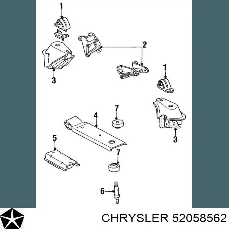  Chrysler 52058562 цена, от 56.82 USD