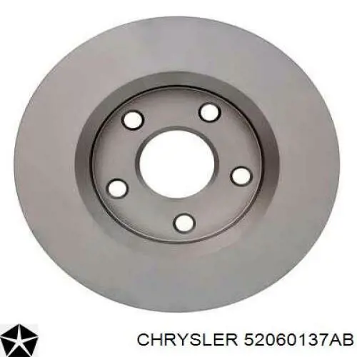 Тормоз дисковый передний Chrysler 52060137AB цена, от 51.16 USD