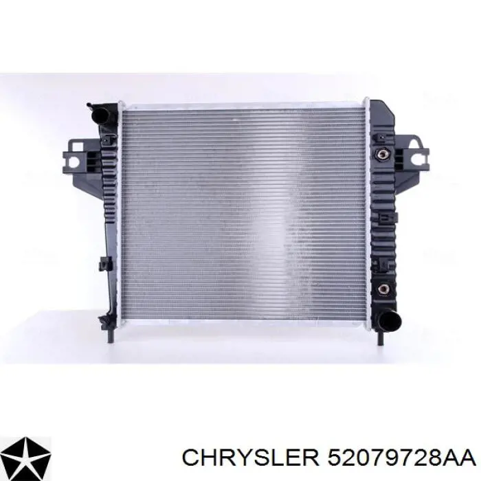 Радиатор охлаждения двигателя Chrysler 52079728AA цена, от 154.93 USD