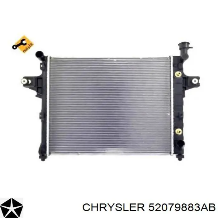 52079883AB Chrysler радиатор