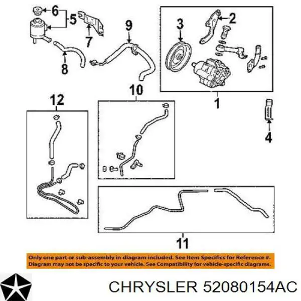 Купить 52080154AA Chrysler 