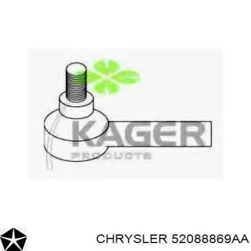 Рулевой наконечник Chrysler 52088869AA цена, от 20.60 USD