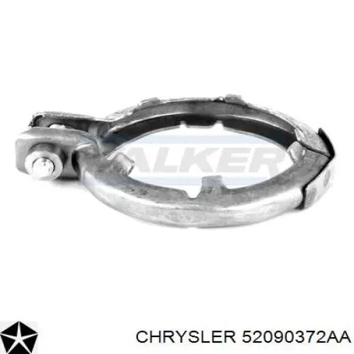 Хомут крепления катализатора к турбине Autotechteile 1004971 цена, от 12.15 USD