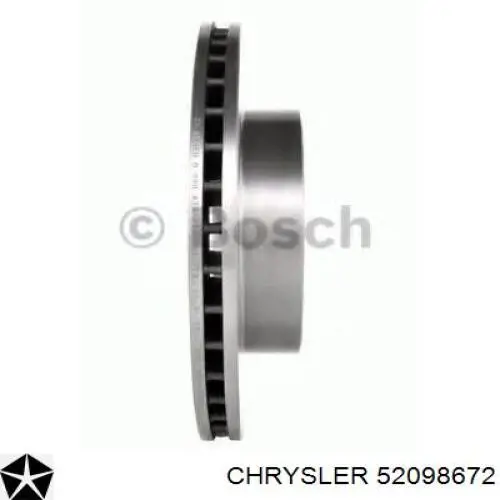 Передний тормозной диск Chrysler 52098672