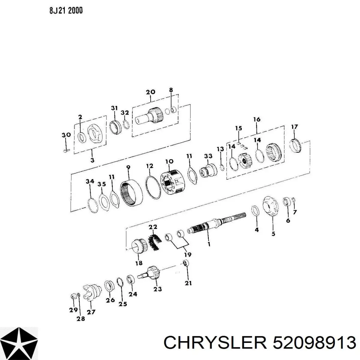  Chrysler 52098913 цена, от 659.14 USD