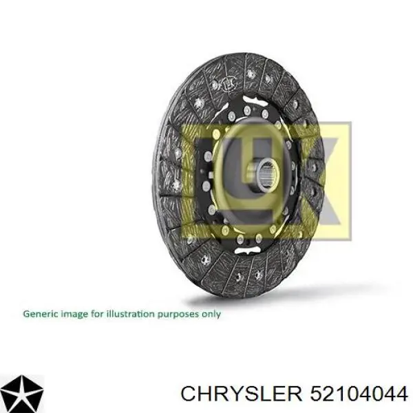 52104044 Chrysler диск сцепления