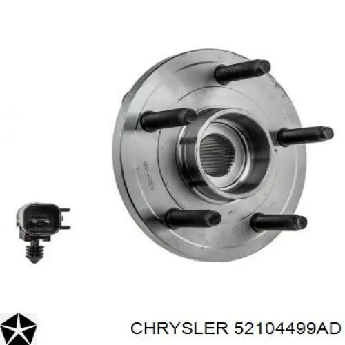 Ступицы передних колес Chrysler 52104499AD цена, от 98.45 USD
