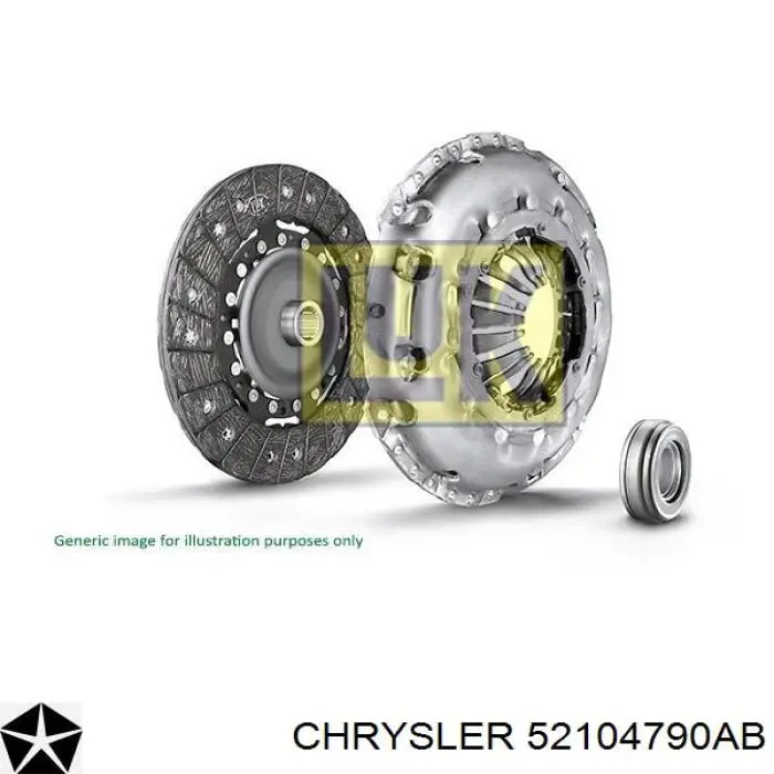 Диск сцепления 52104790AB Chrysler