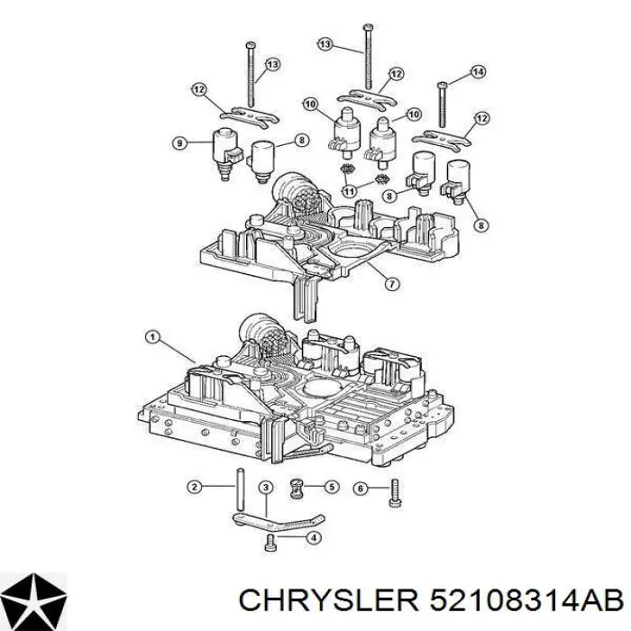Соленоид АКПП Chrysler 52108314AB