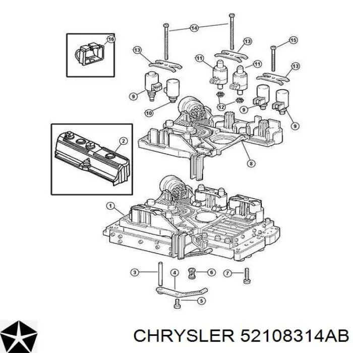 Соленоид АКПП 52108314AB Chrysler