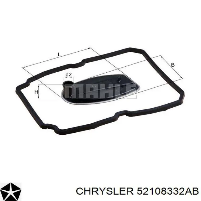 Прокладка поддона АКПП/МКПП 52108332AB Chrysler