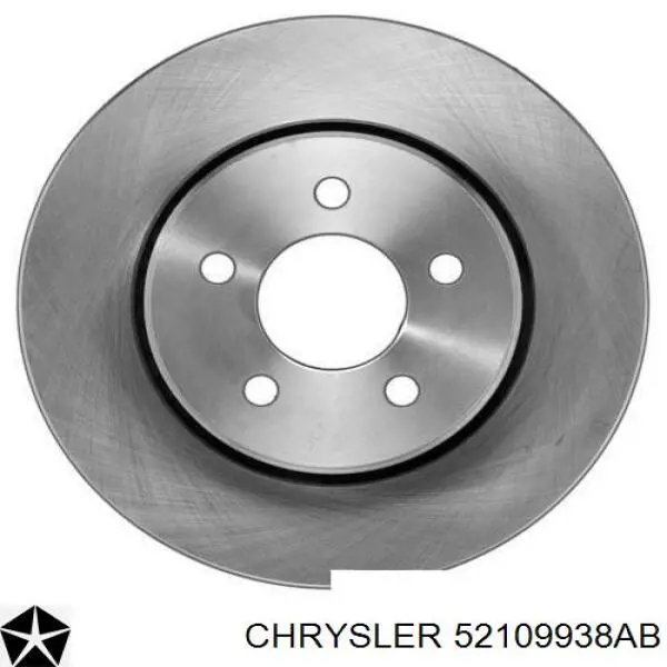 52109938AB Chrysler Диск тормозной передний