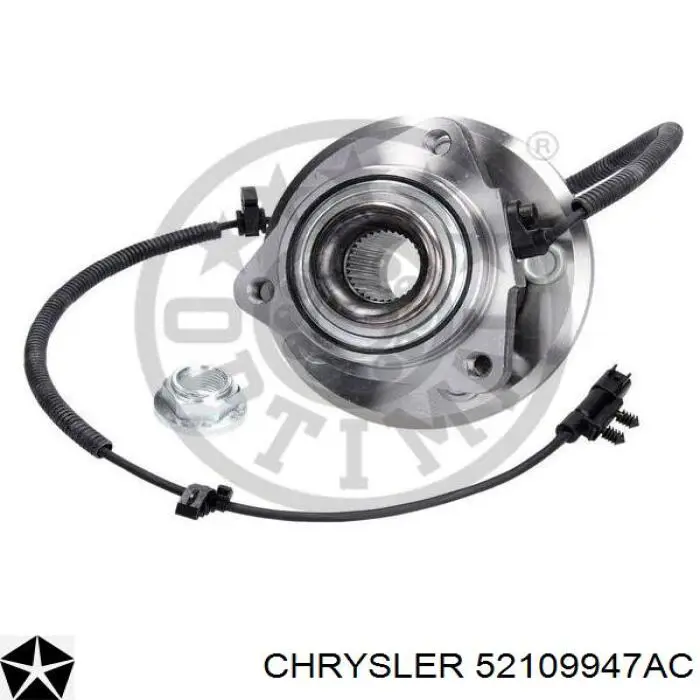 Купить 52109947AC Chrysler Ступица переднего колеса