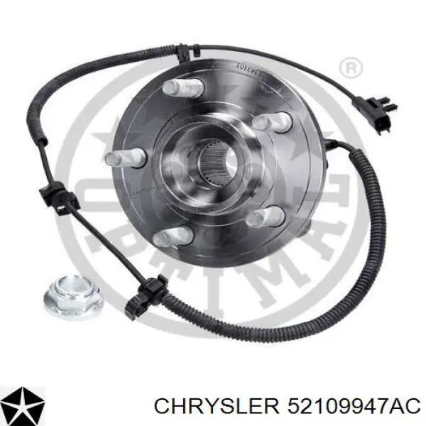 52109947AC Chrysler Ступица колеса передняя