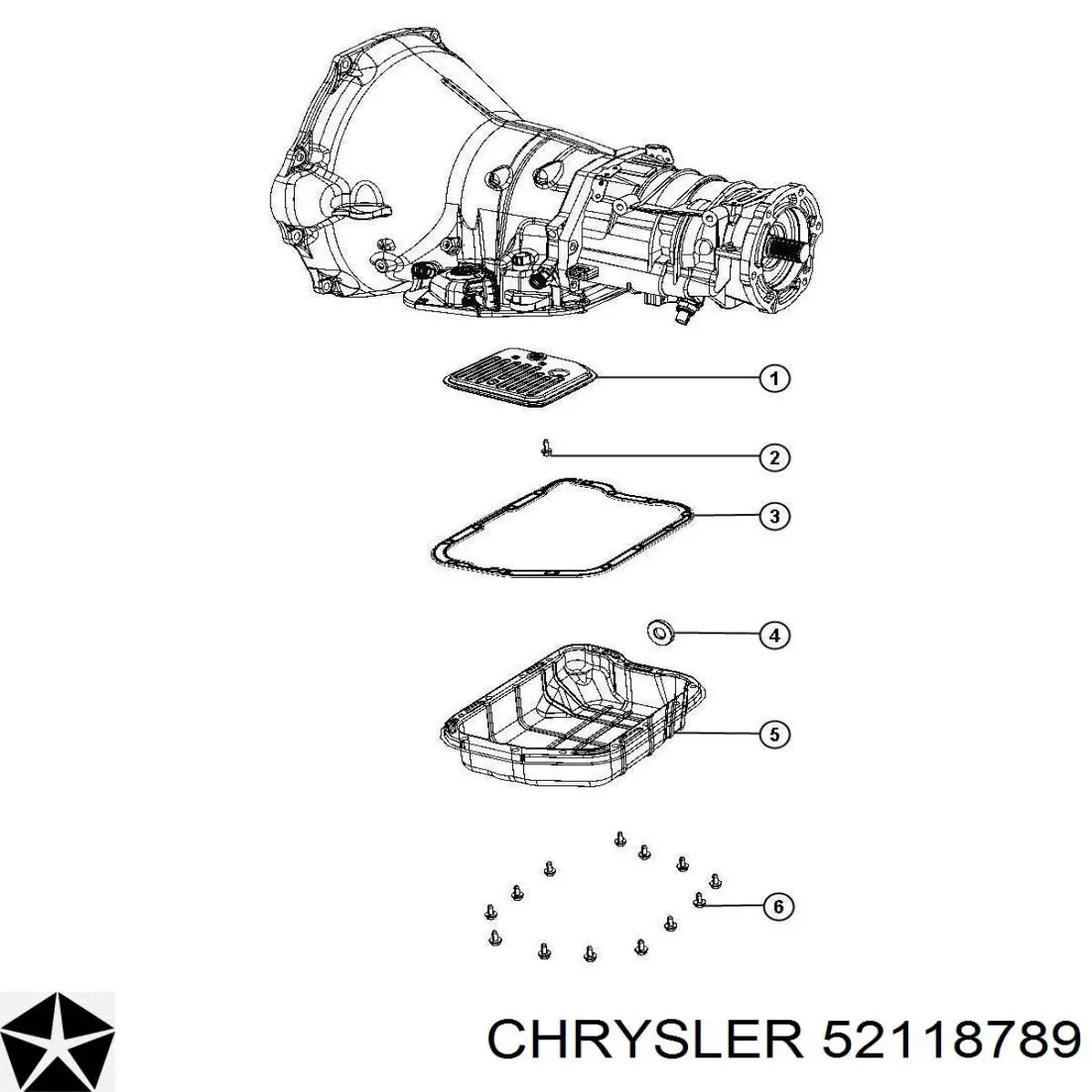 52118789 Chrysler фильтр акпп