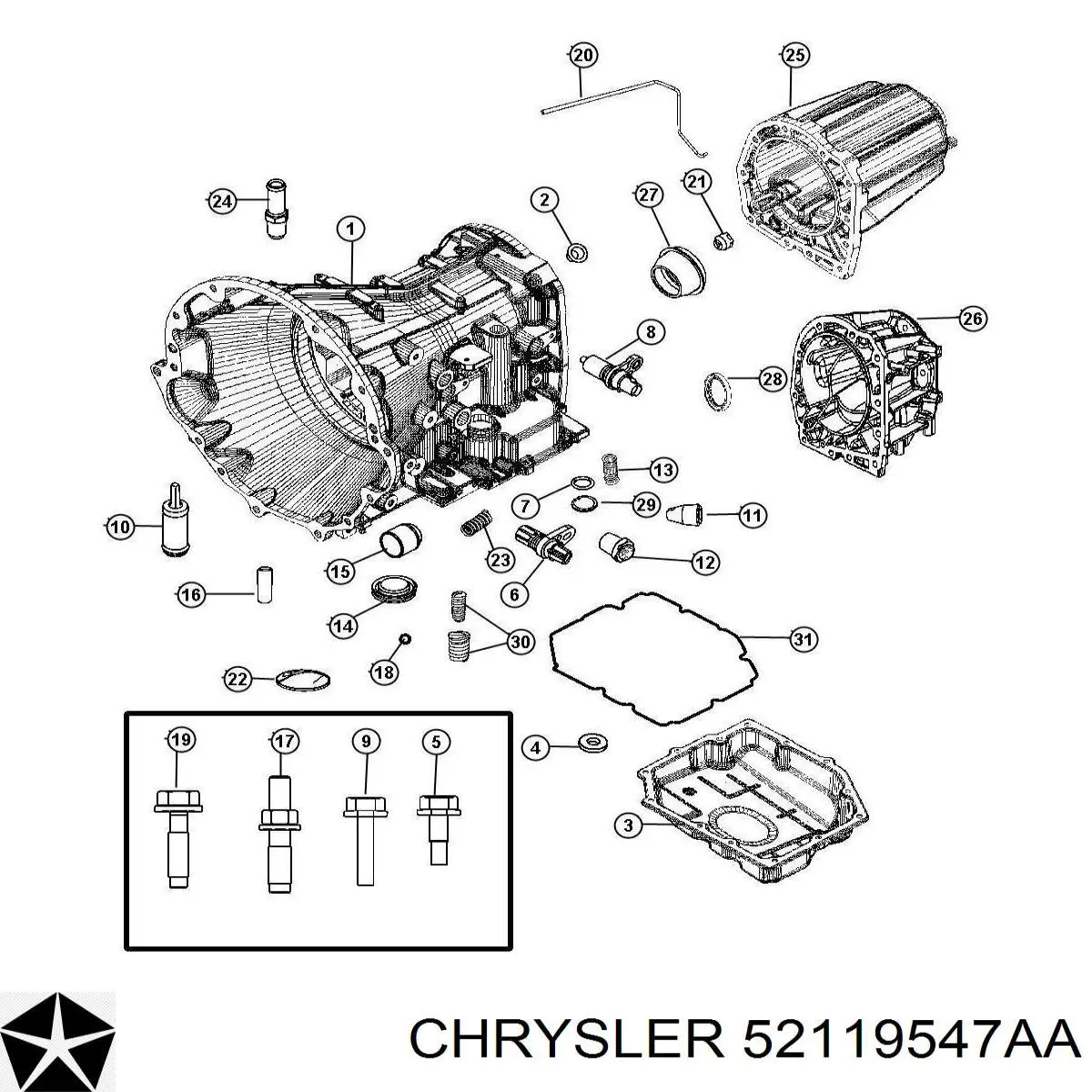  K52119547AA Fiat/Alfa/Lancia