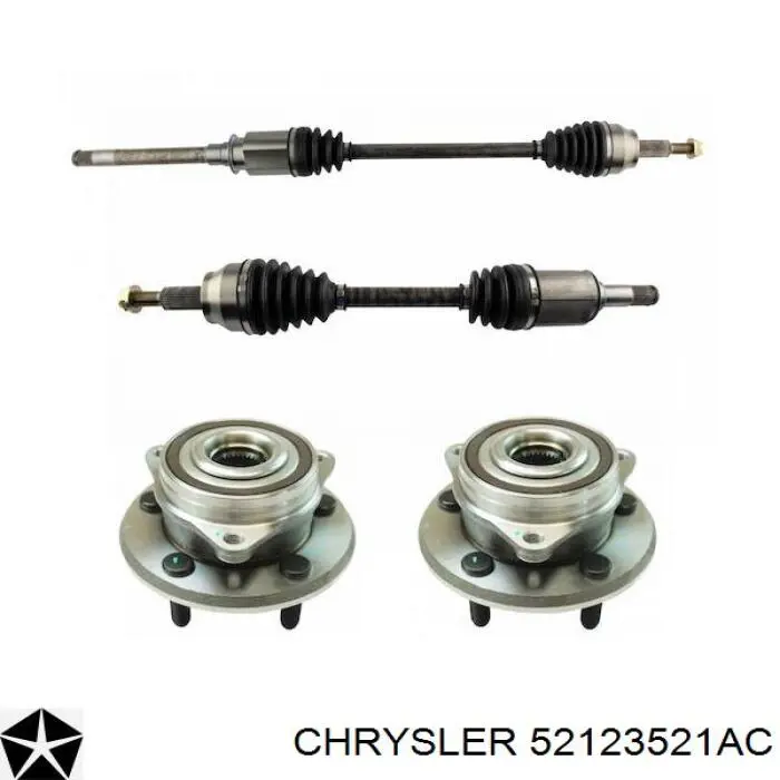 Приводы задних колес Chrysler 52123521AC цена, от 132.82 USD