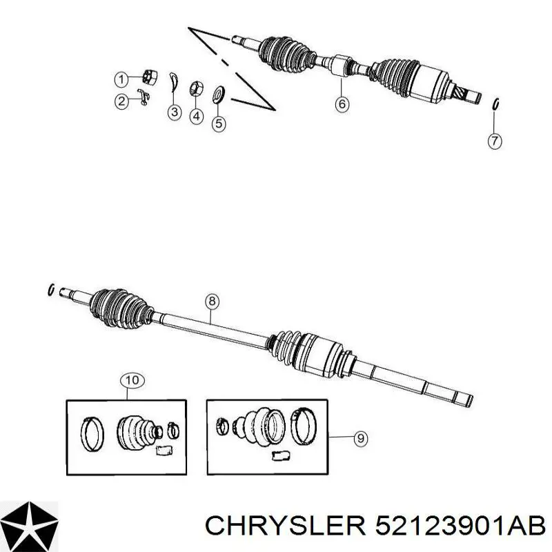  52123901AB Chrysler