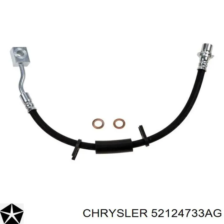 Купить 52124733AI Chrysler Шланг тормозной передний левый