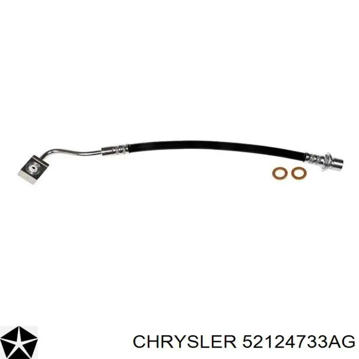 Шланг тормозной передний, левый Chrysler 52124733AI цена, от 18.17 USD