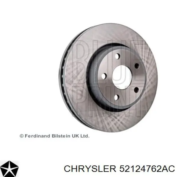 Тормоз дисковый передний Chrysler 52124762AC цена, от 25.40 USD