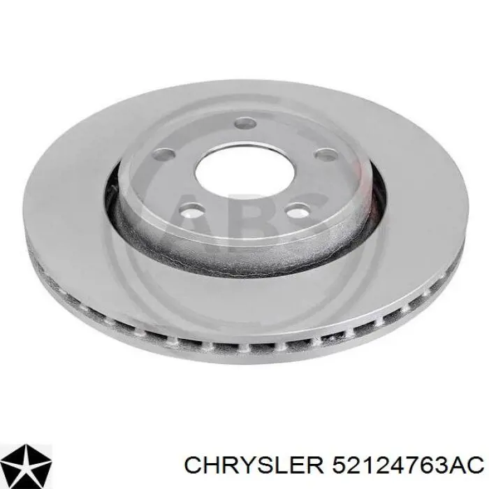 Купить 52124763AC Chrysler Диск тормозной задний