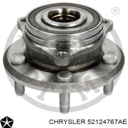 Купить 52124767AE Chrysler Ступица переднего колеса