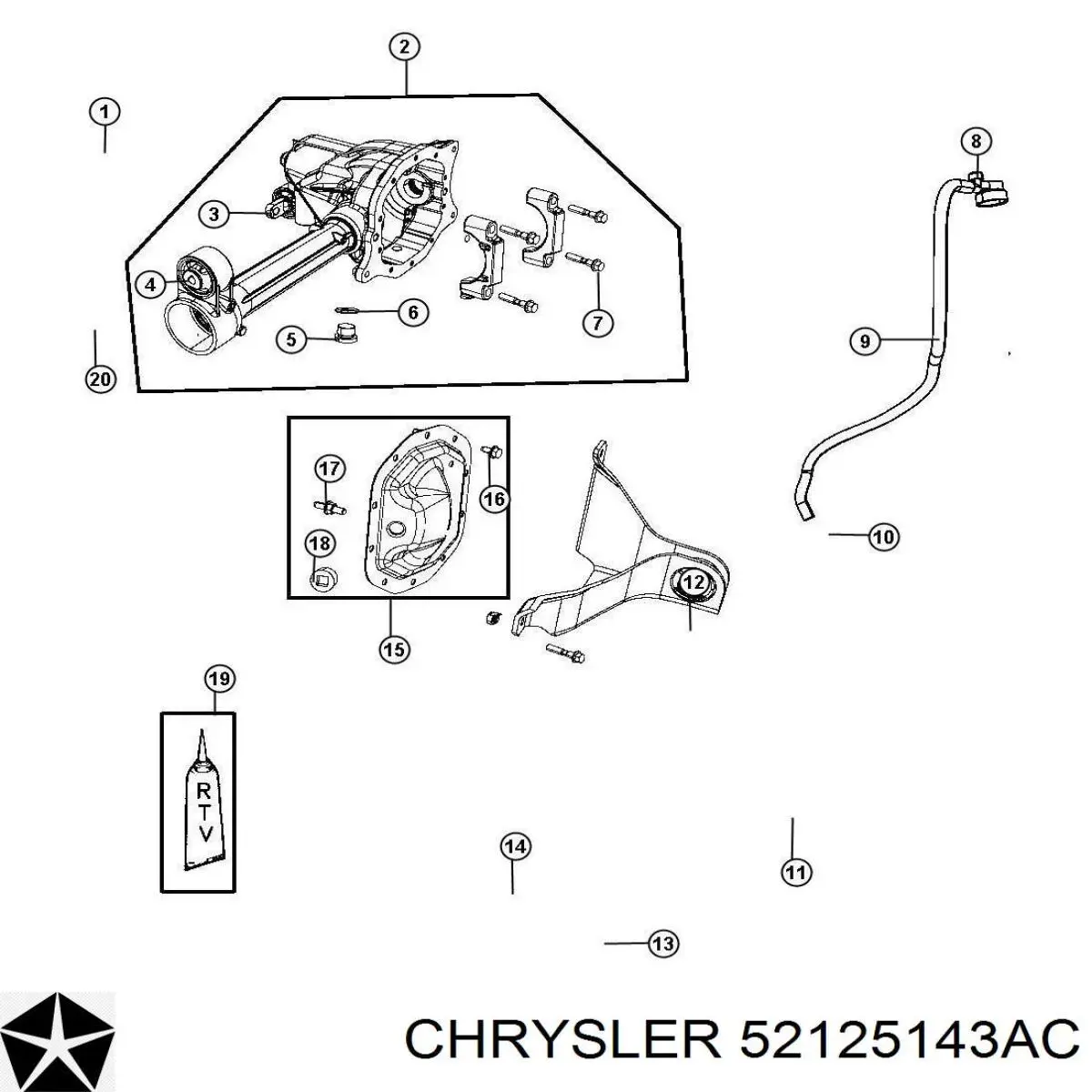  52125143AC Chrysler