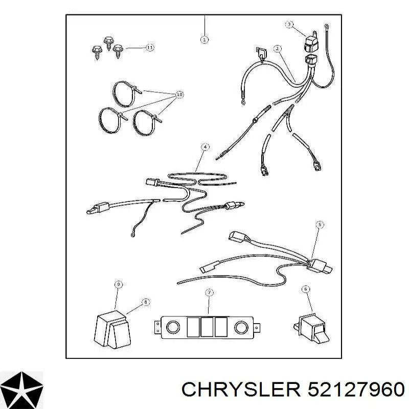 Вакуумник Chrysler 52127960 цена, от 11.48 USD