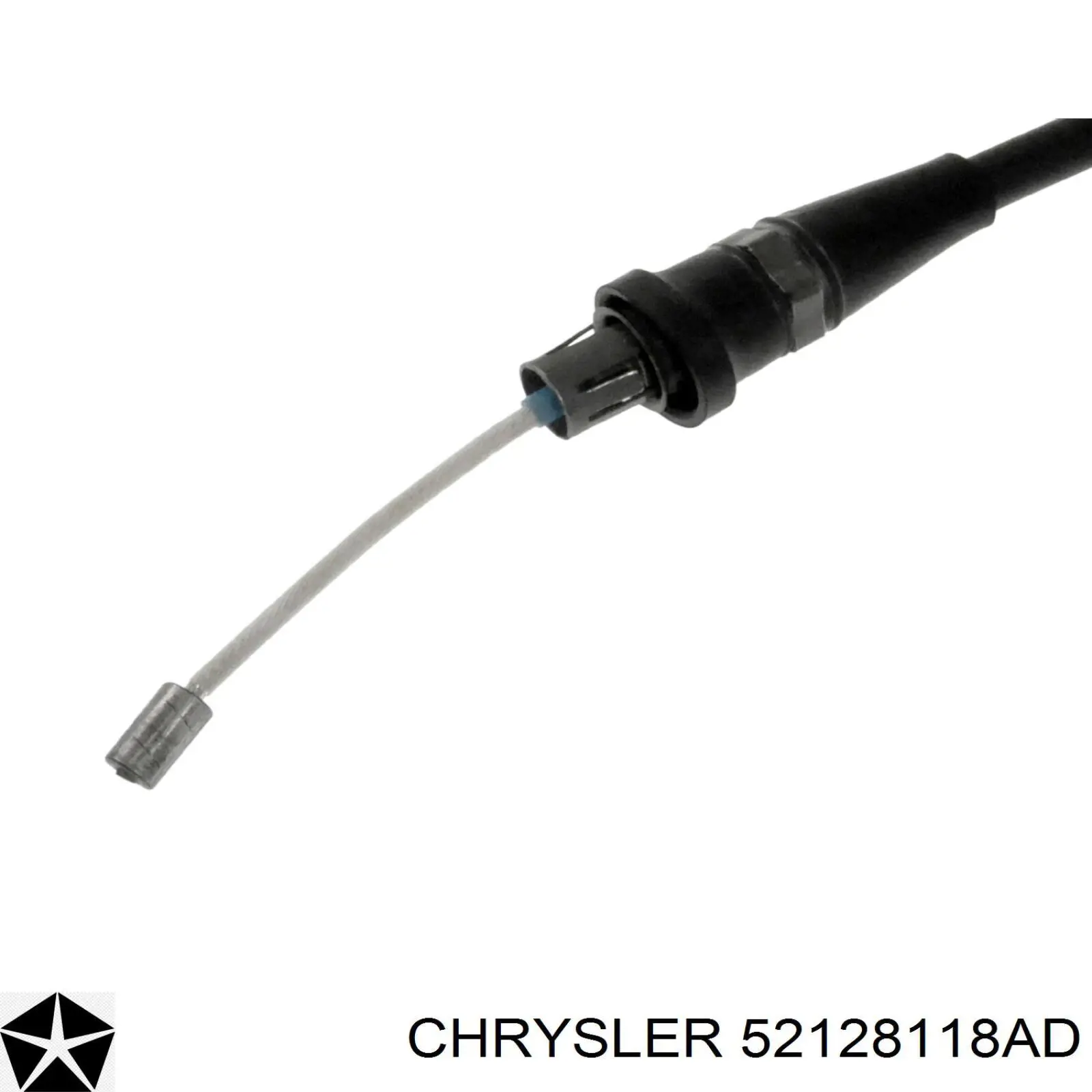 52128118AD Chrysler cabo do freio de estacionamento traseiro direito