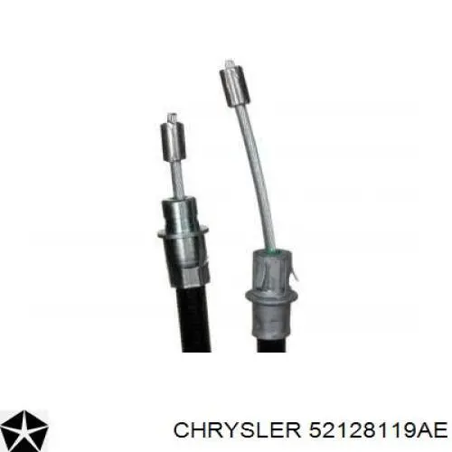 Трос ручного тормоза задний Chrysler 52128119AE цена, от 16.82 USD