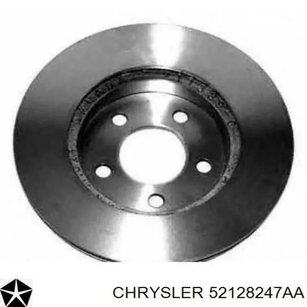 Передние тормозные диски 52128247AA Chrysler