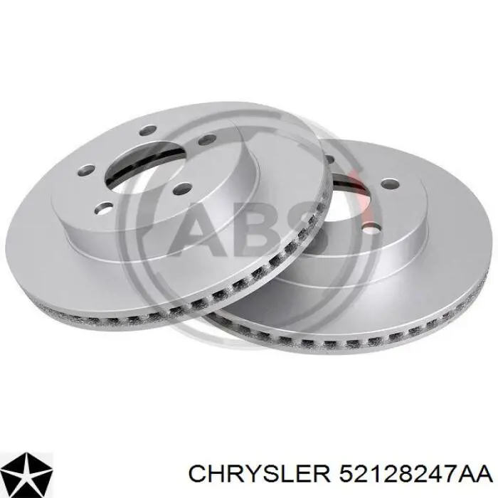 Тормоз дисковый передний Chrysler 52128247AA цена, от 44.12 USD