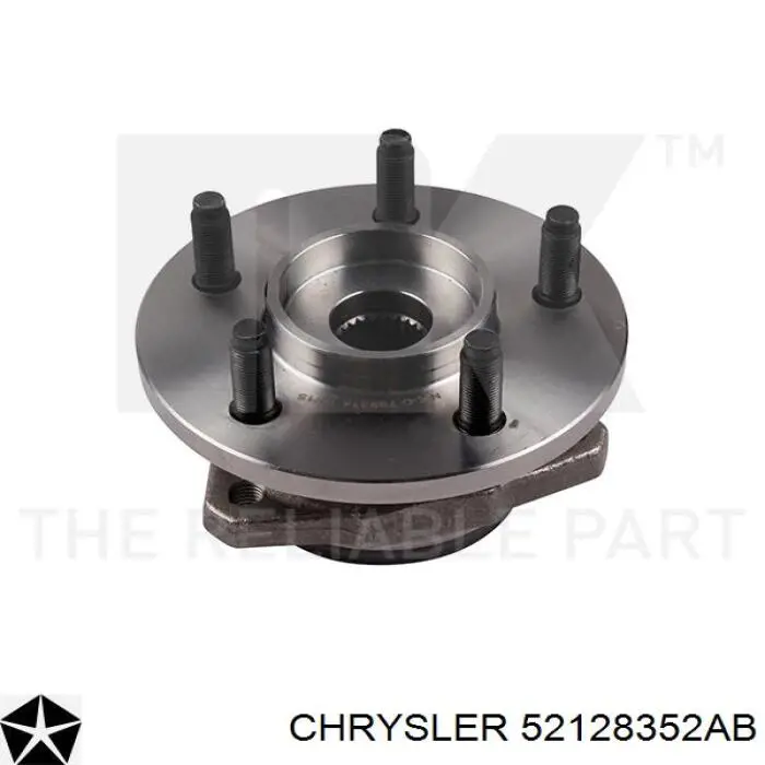 52128352AB Chrysler Ступица колеса передняя
