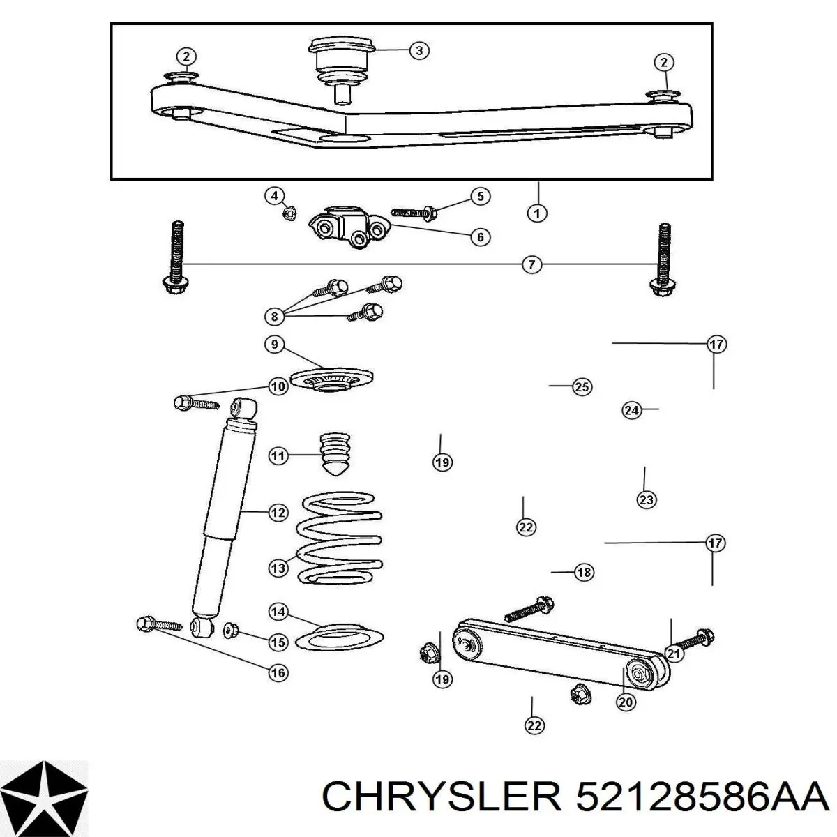  K52128586AA Fiat/Alfa/Lancia