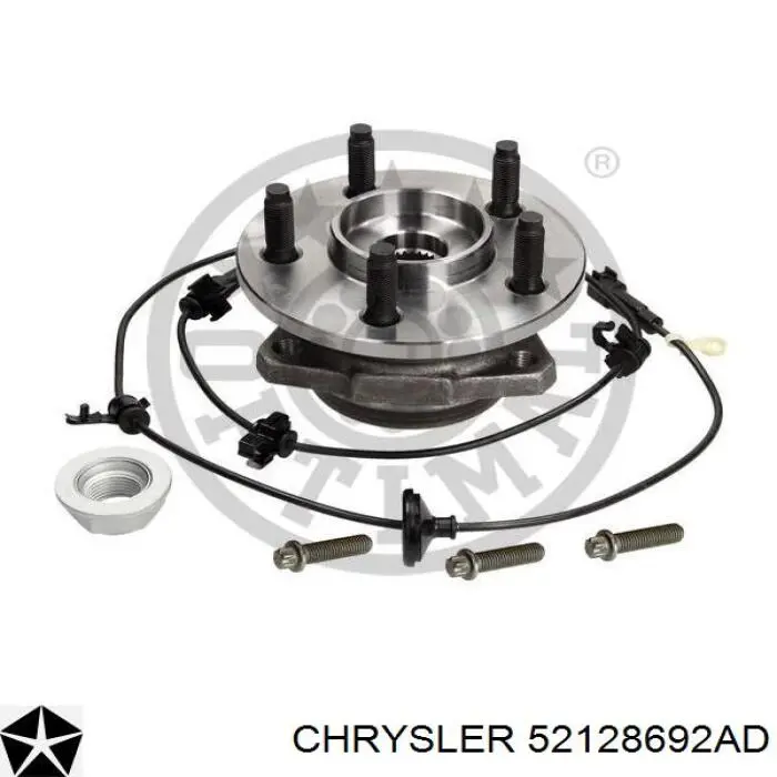 Купить 52128692AD Chrysler Ступица переднего колеса