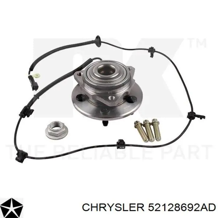 Ступицы передних колес Chrysler 52128692AD цена, от 110.98 USD