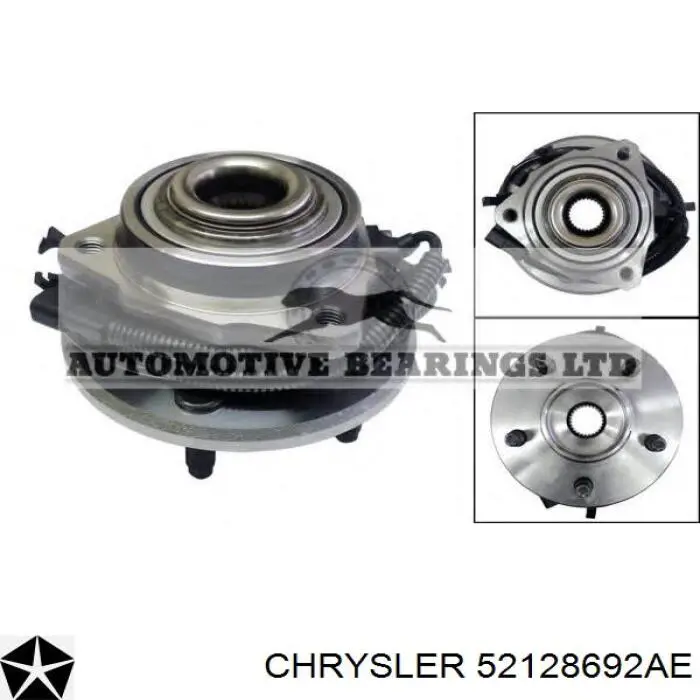 Купить 52128692AE Chrysler Ступица переднего колеса