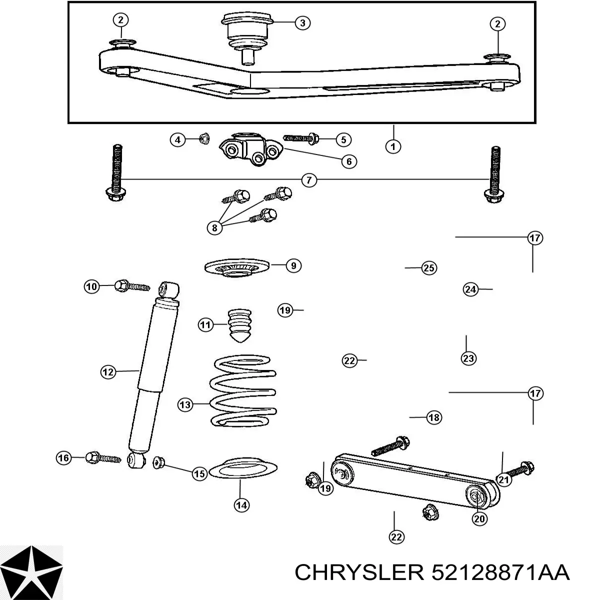 K52128871AA Fiat/Alfa/Lancia 